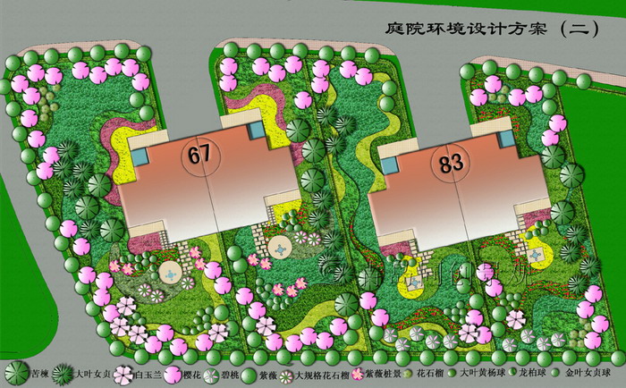 别墅庭院04 景观设计与建造; 青岛同创景观设计营造有限公司