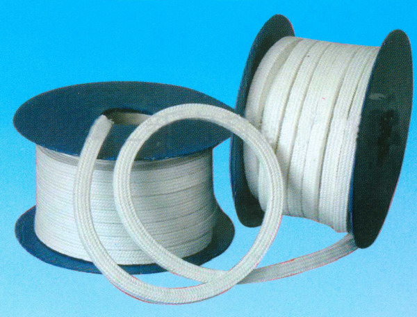 聚四氟乙烯编织填料（盘根）PTFE Packing(weaving Pan-gen) 堵阀石墨密封;堵阀石墨密封圈; 堵阀石墨密封|青岛海凌电站阀门密封有限公司